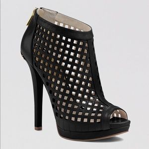 Michael Kors Graham Peep Toe Caged Booties